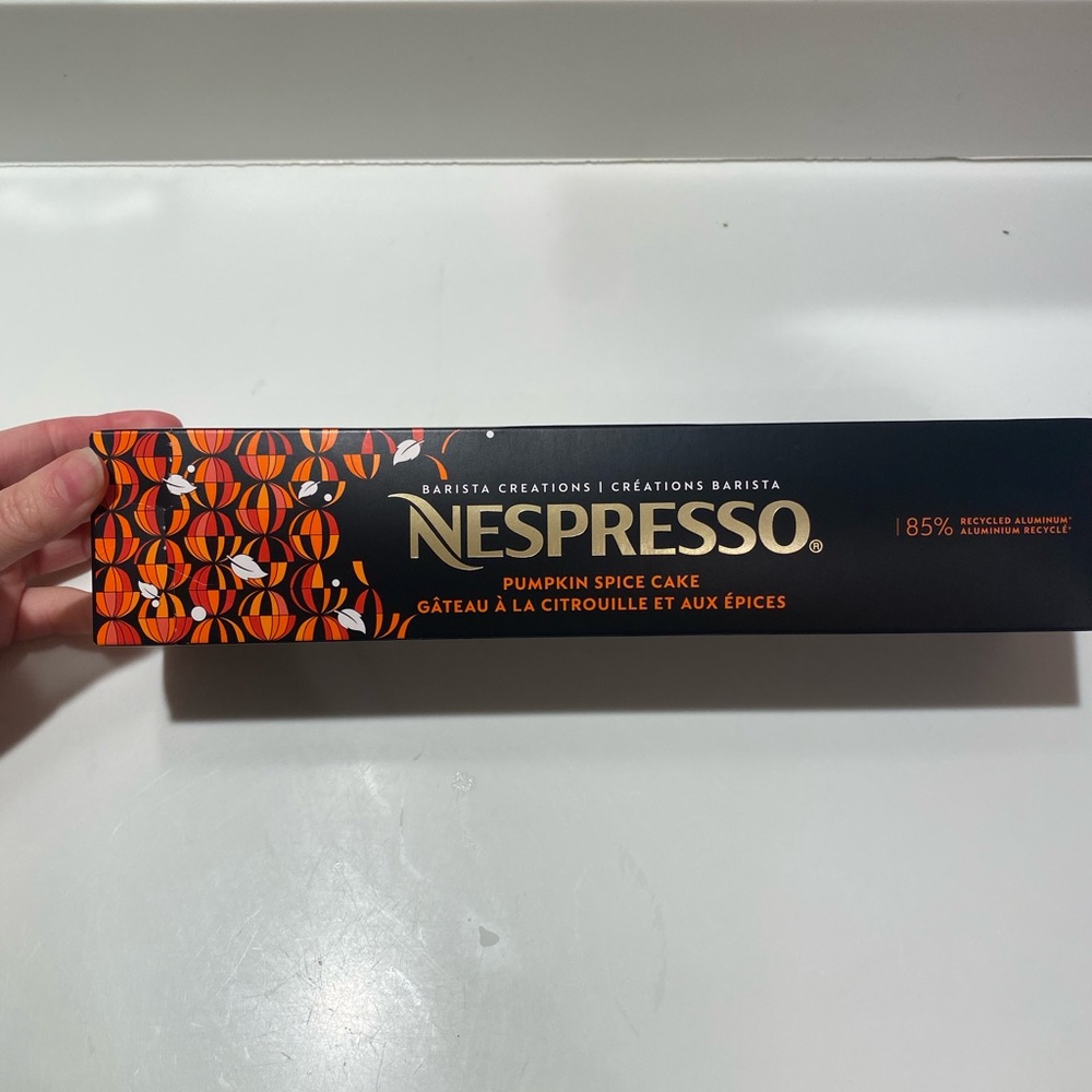 Nespresso Vertuo Pumpkin Spice Cake